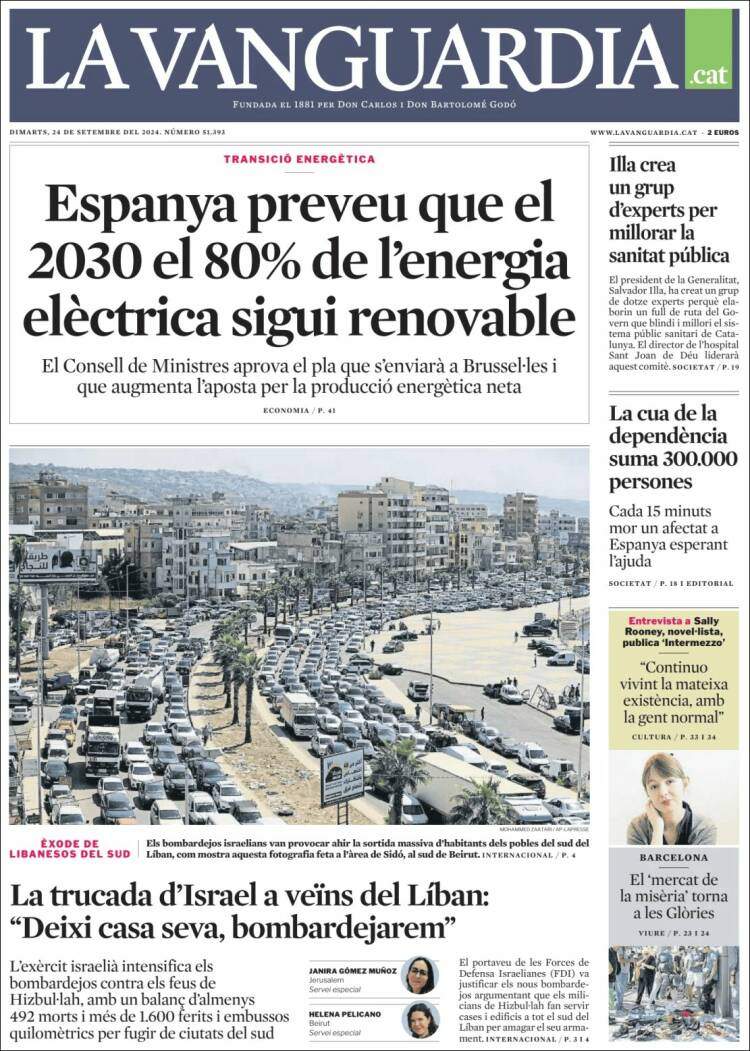 'La Vanguardia' 24 CAT 'La Vanguardia' 24 CAT