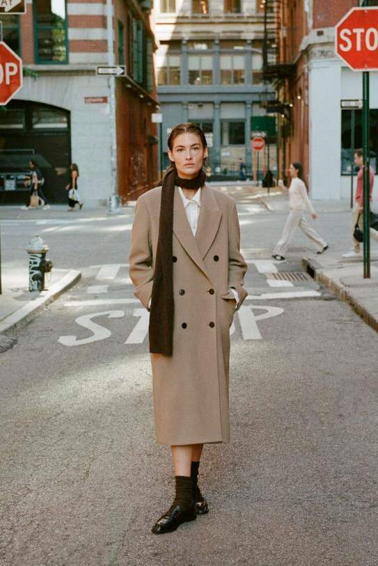 Abric llarg barreja|mescla llana dobli|doblegui botonadura1