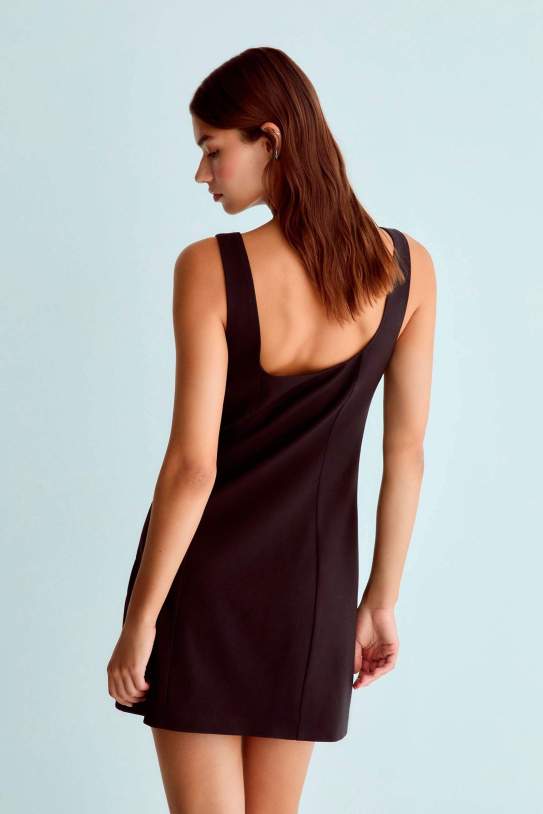 Vestido corto tirantes cremallera Vestido corto tirantes cremallera