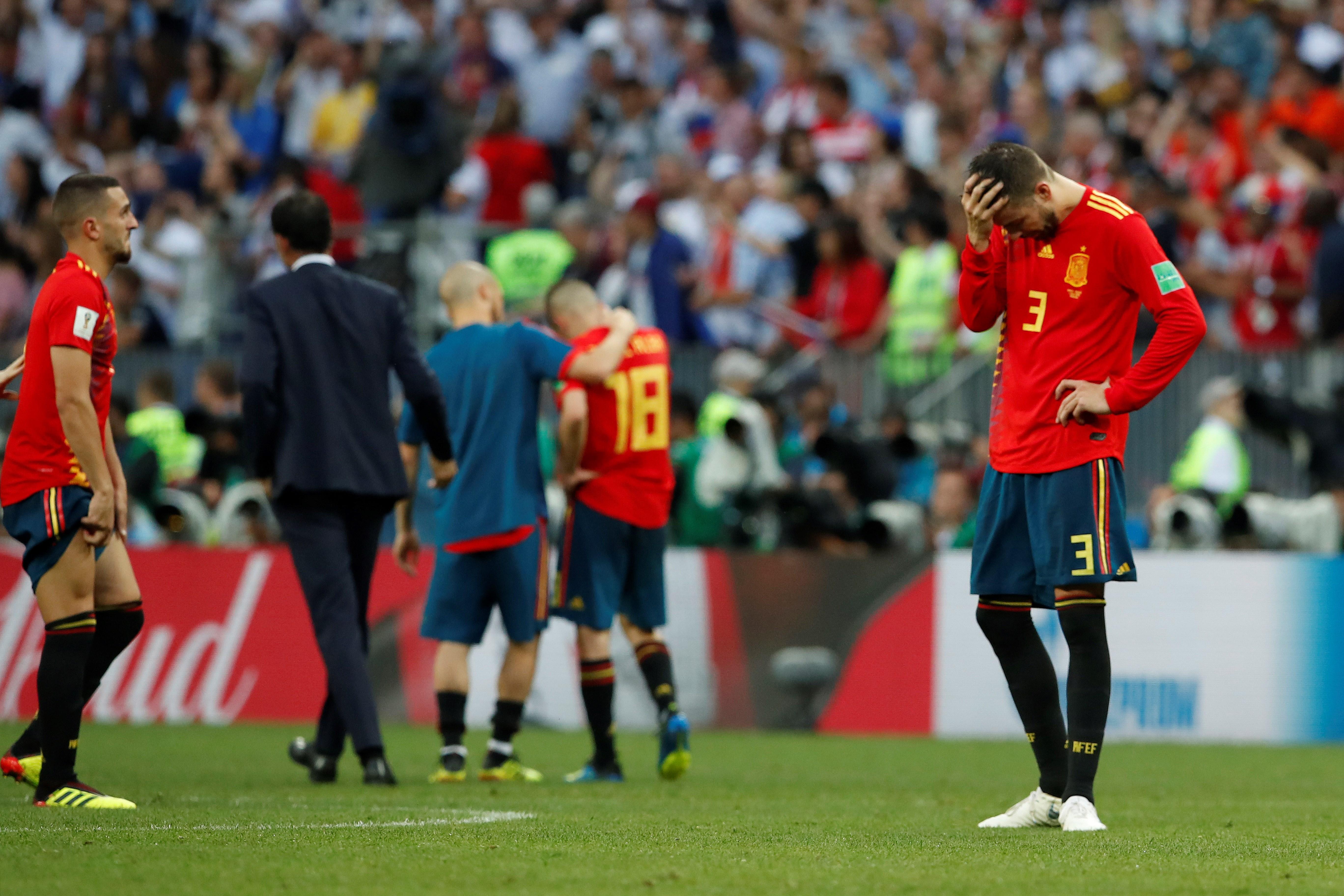 Fotos: Las caras de la decepción de España en el Mundial
