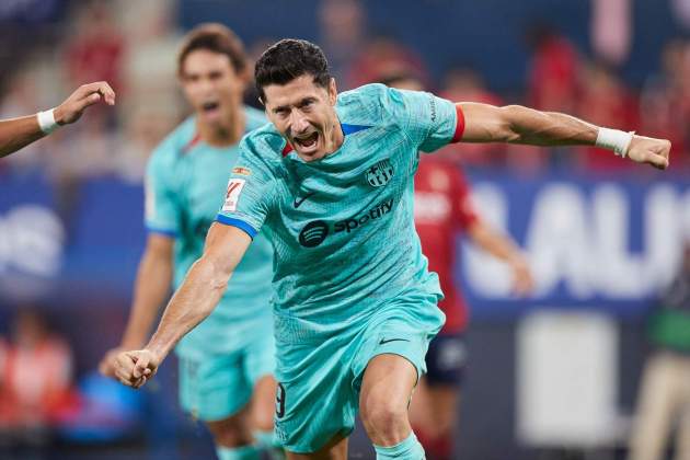 Lewandowski Osasuna Barça / Foto: Europa Press Lewandowski Osasuna Barça / Foto: Europa Press