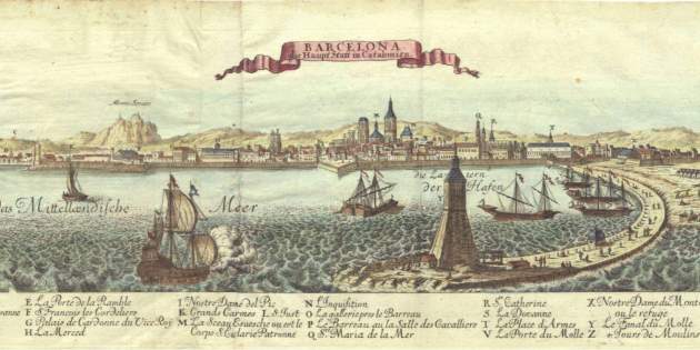 Barcelona (1740). Font Cartoteca de Catalunya Barcelona (1740). Font Cartoteca de Catalunya