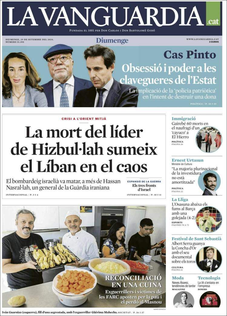 'La Vanguardia' 29 CAT 'La Vanguardia' 29 CAT