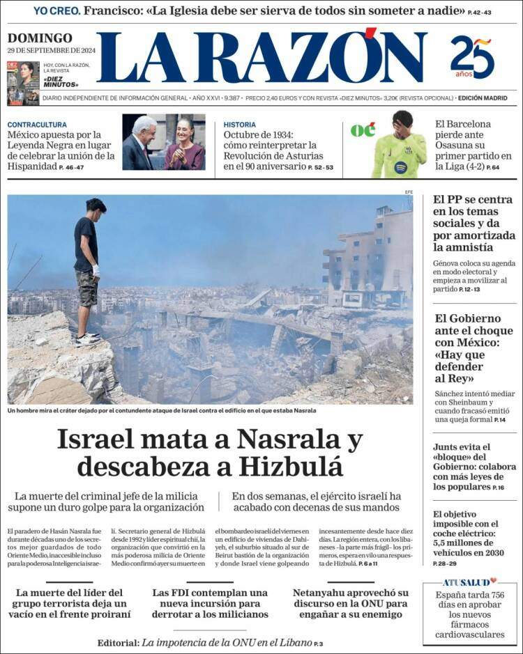 ' La Razón' 29 ' La Razón' 29