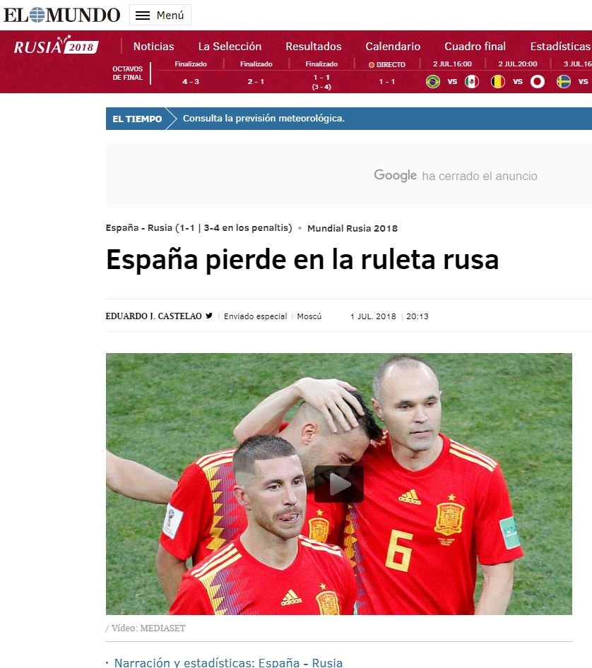 elmundo espanya russia mundial 2018 captura pantalla