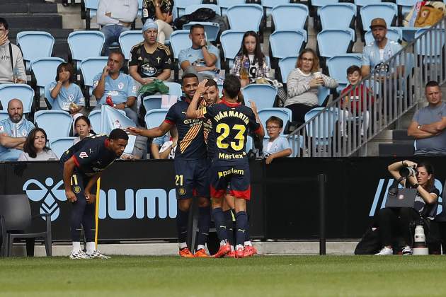 Yangel Herrera celebra el seu gol durant el Celta - Girona / Foto: EFE Yangel Herrera celebra el seu gol durant el Celta - Girona / Foto: EFE