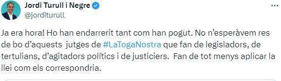 Tuit Jordi Turull Tuit Jordi Turull