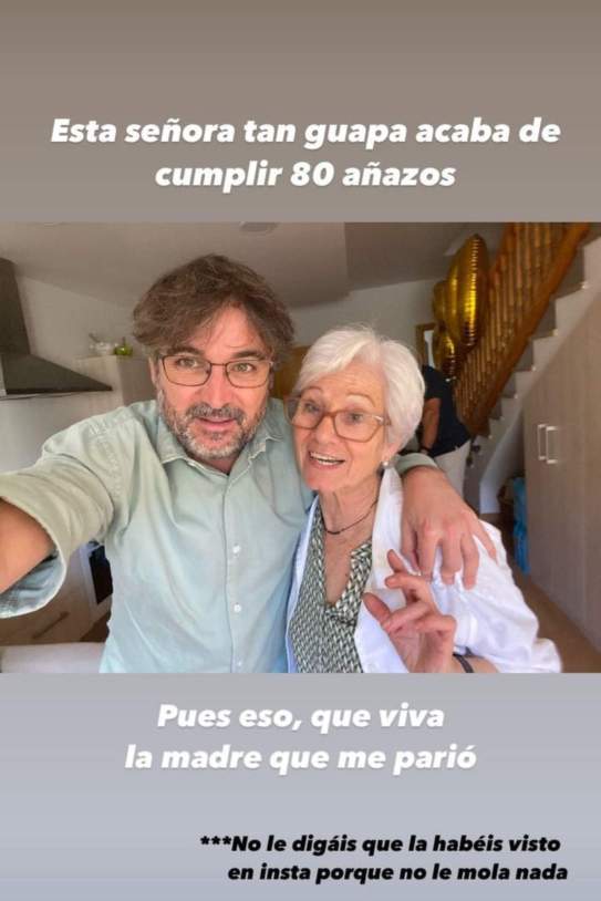 Jordi Évole mare / Instagram Jordi Évole mare / Instagram
