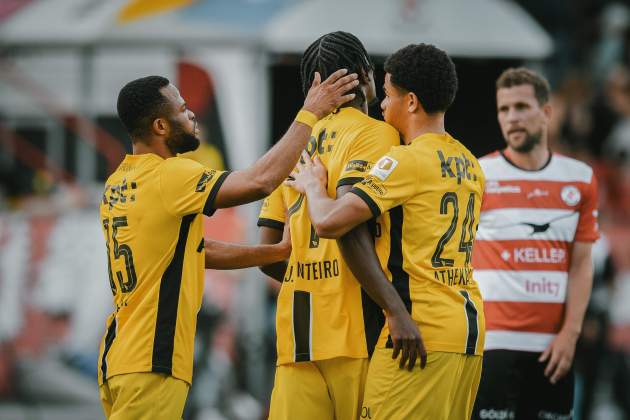 El Young Boys celebra un gol a la lliga Suïssa / Foto: @BSC_YB El Young Boys celebra un gol a la lliga Suïssa / Foto: @BSC_YB