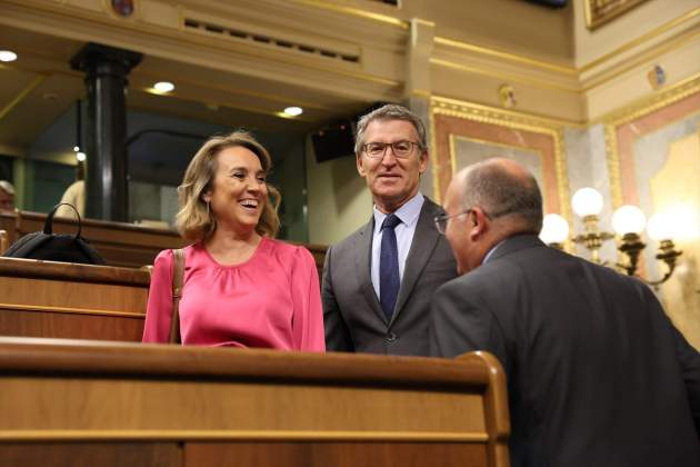 Gamarra Feijóo Tellado PP Congrés Europa Press Gamarra Feijóo Tellado PP Congrés Europa Press