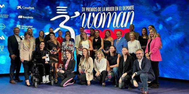 La fotografía grupal de la IV Gala Woman&Sport / Instagram La fotografía grupal de la IV Gala Woman&Sport / Instagram