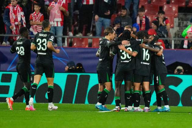 Gol Milambo Girona Feyenoord / Foto: EFE Gol Milambo Girona Feyenoord / Foto: EFE