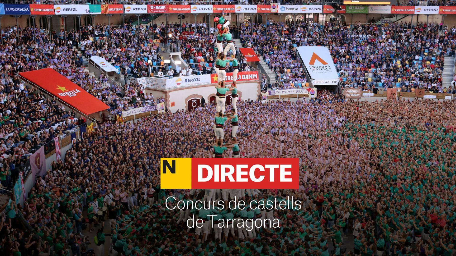 Concurs de Castells de Tarragona 2024, DIRECTO | Espectáculo casteller i tensión por la presencia de Illa