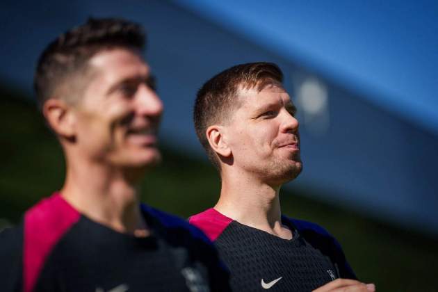 Wojciech Szczesny entrenamiento Barça / Foto: FC Barcelona Wojciech Szczesny entrenamiento Barça / Foto: FC Barcelona