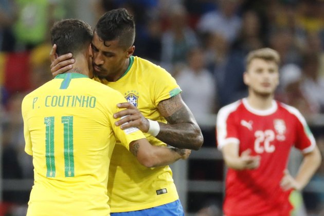 Coutinho Paulinho Brasil Suissa Mundial Russia EFE