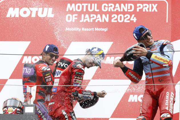 Jorge Martín Pecco Bagnaia Marc Márquez Gran Premio de Japón Jorge Martín Pecco Bagnaia Marc Márquez Gran Premio de Japón