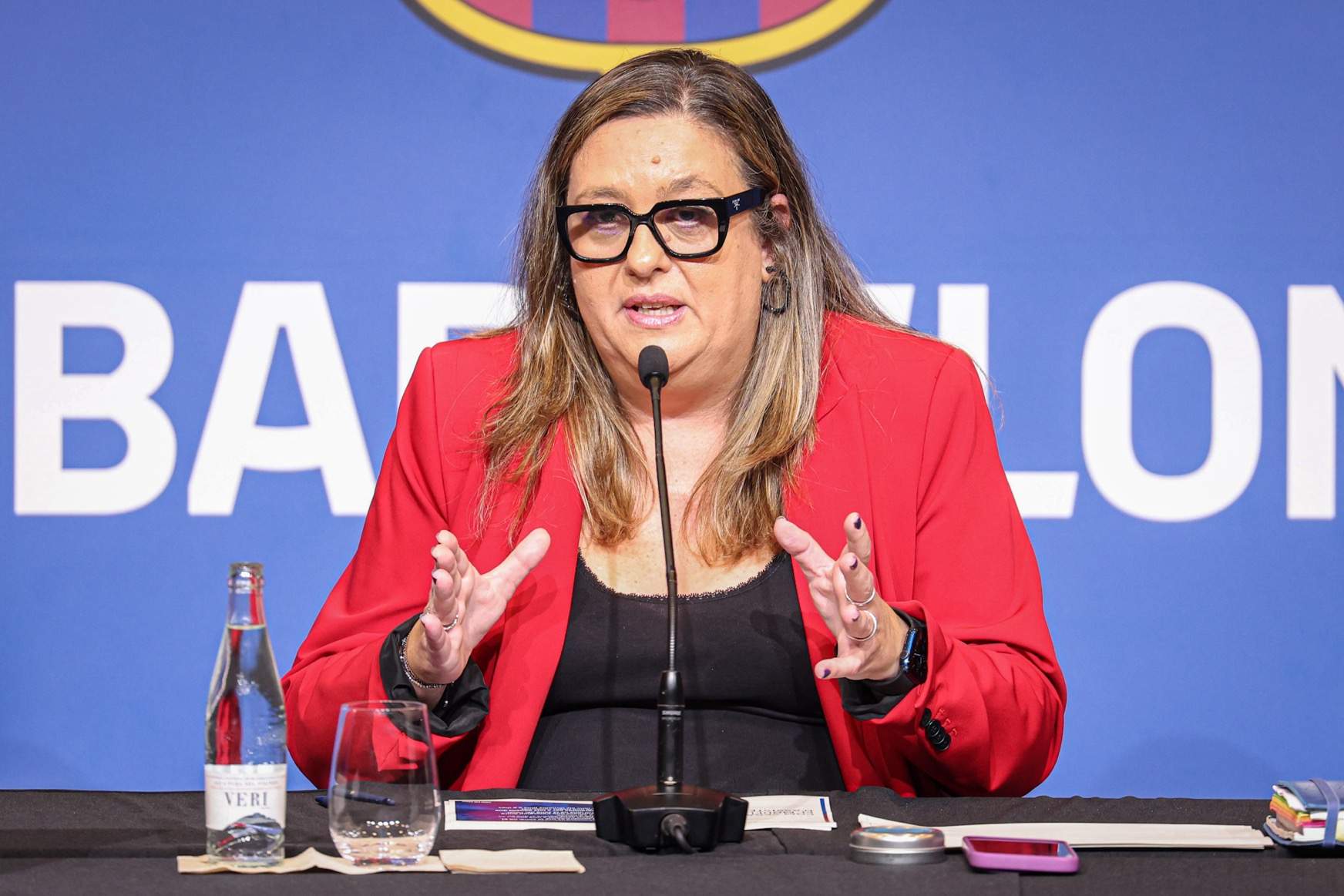 Elena Fort: "No puedo asegurar que contra el Getafe juguemos en el Spotify Camp Nou"