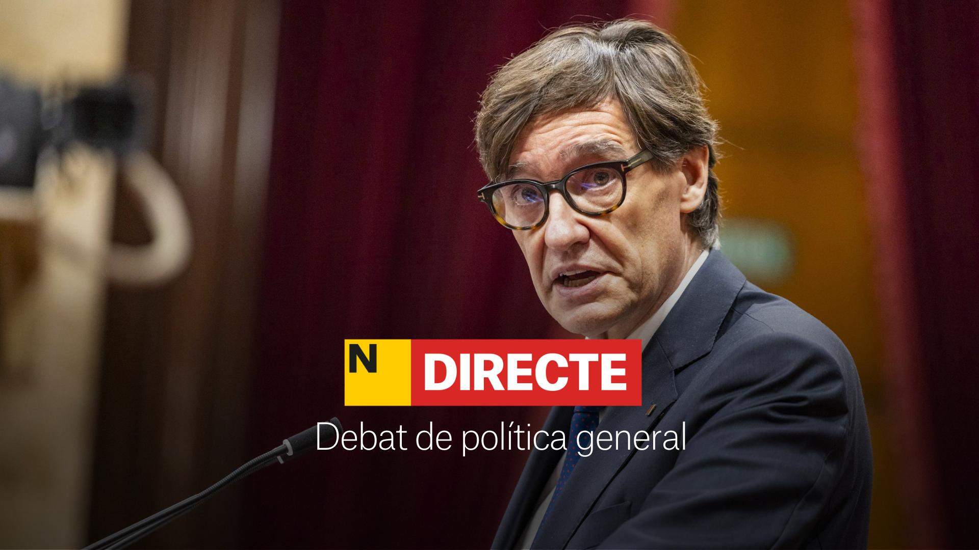 Debat de política general al Parlament de Catalunya, DIRECTE | Així ha estat la intervenció de Salvador Illa