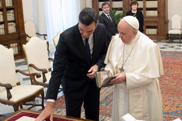 pedro sanchez begoña gomez papa francesc - Europa Press pedro sanchez begoña gomez papa francesc - Europa Press