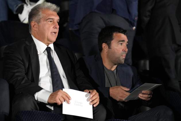 Joan Laporta i Deco al comiat comiat d'Andrés Iniesta Joan Laporta i Deco al comiat comiat d'Andrés Iniesta