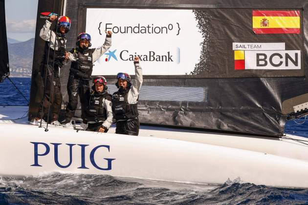 Sail Team BCN pase semifinales Puis America's Cup / Foto: EFE Sail Team BCN pase semifinales Puis America's Cup / Foto: EFE