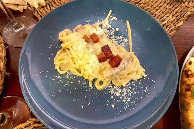 Espaguetis a la carbonara Madre Lievito Espaguetis a la carbonara Madre Lievito