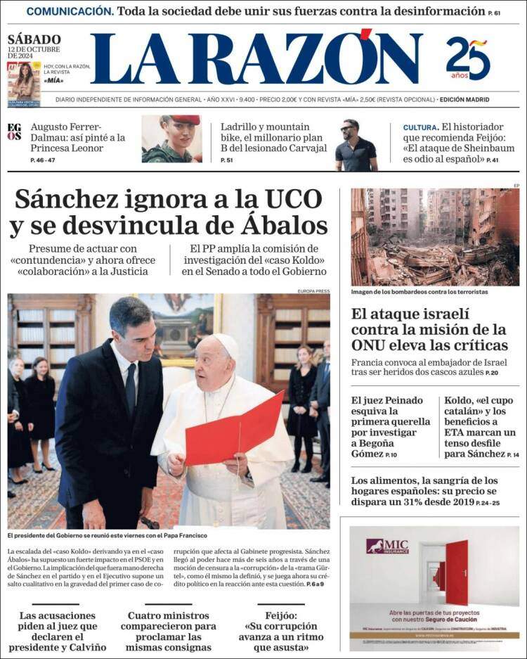 'La Razón' 12 'La Razón' 12