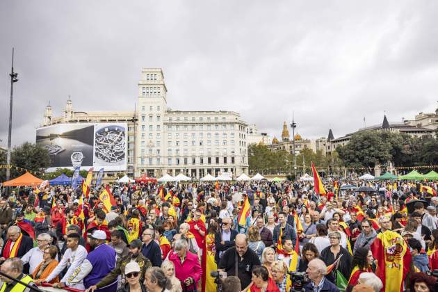 Día de la hispanidad, manifestació unionista / Foto: Carlos Baglietto Día de la hispanidad, manifestació unionista / Foto: Carlos Baglietto
