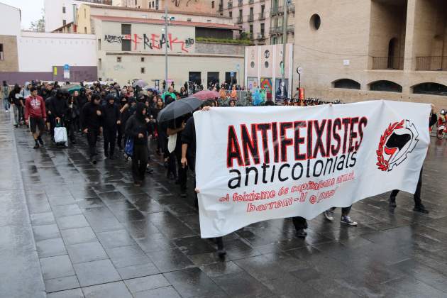 manifestación antifascista 12 o hispanidad acn manifestación antifascista 12 o hispanidad acn