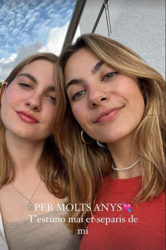 Berta Aroca felicitación para|por su hermana / Instagram Berta Aroca felicitación para|por su hermana / Instagram