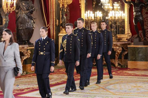 Compañeros Leonor Escuela Naval de Marín / GTRES Compañeros Leonor Escuela Naval de Marín / GTRES