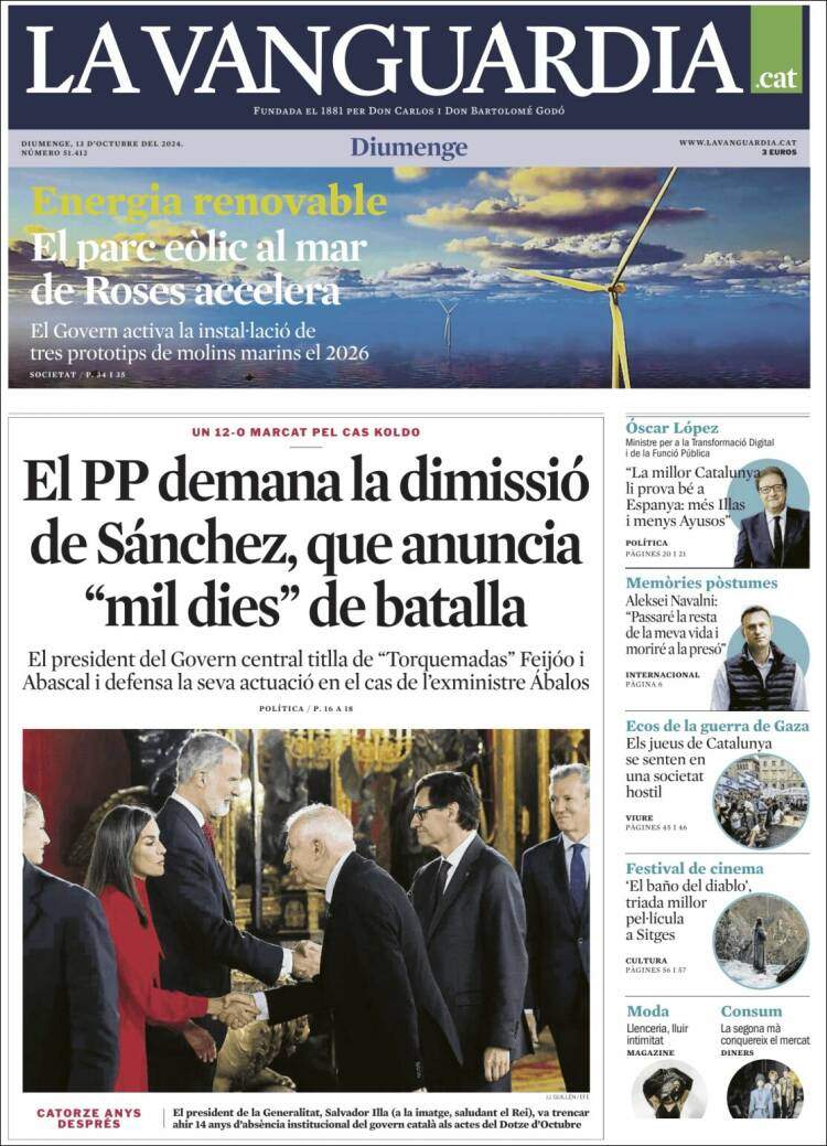 'La Vanguardia' 13 CAT 'La Vanguardia' 13 CAT
