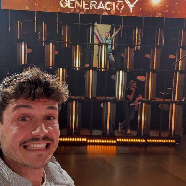 Miki en el platò de Zènit / Instagram Miki en el platò de Zènit / Instagram