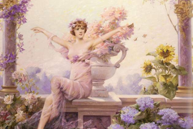 Flora, obra de Louise Abbéma (1913) Flora, obra de Louise Abbéma (1913)