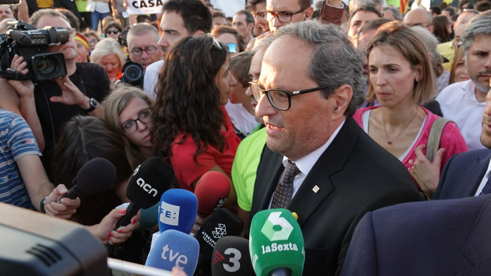 Torra: "No hay nada más igual a un ministro de Exteriores del PP que uno del PSOE"