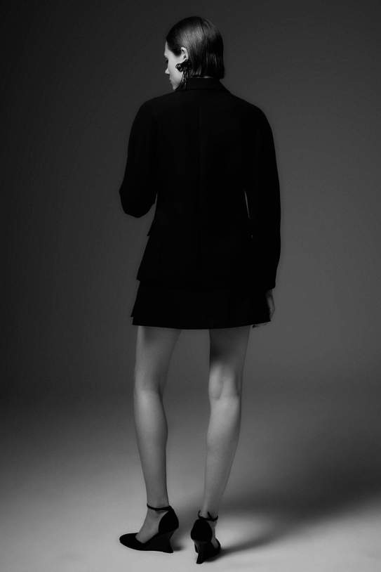 Chaqueta crepe negra Chaqueta crepe negra