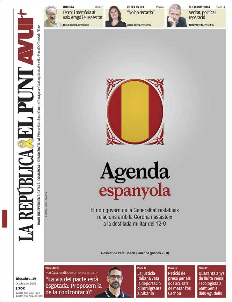 'El Punt Avui' 19 'El Punt Avui' 19