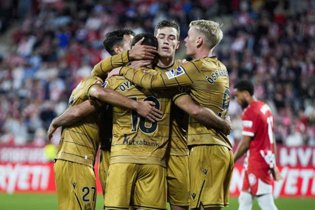 Real Sociedad celebración gol Real Sociedad celebración gol