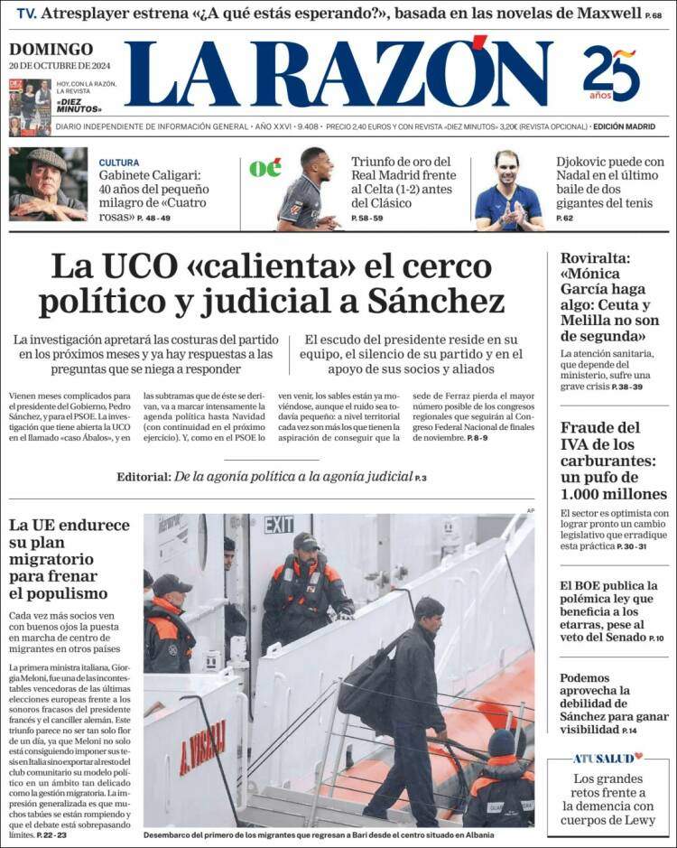 'La Razón' 20 'La Razón' 20