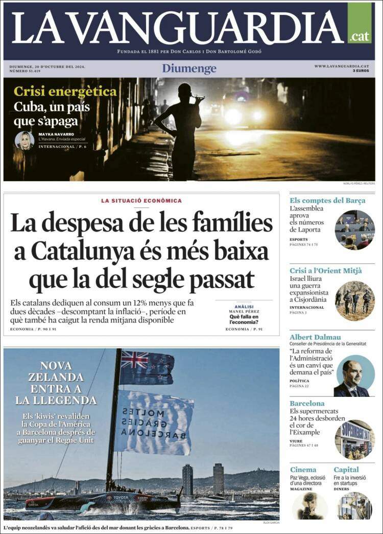 'La Vanguardia' 20 'La Vanguardia' 20
