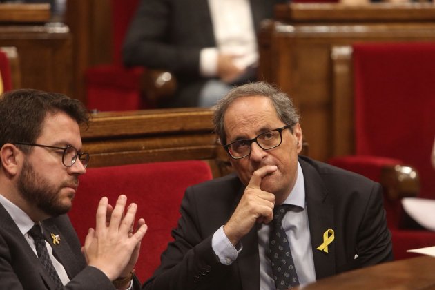 Quim Torra Pere Aragonés - Carles Palacio