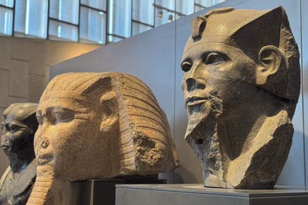 Busts faraonics Gran Museu Egipci Guiza / Efe Busts faraonics Gran Museu Egipci Guiza / Efe