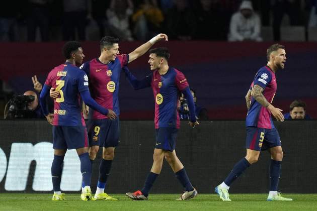 Barça celebración gol / Foto: EFE Barça celebración gol / Foto: EFE