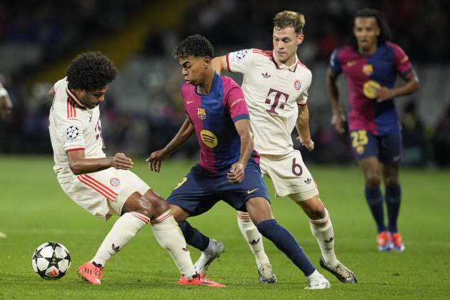 Lamine Yamal en el partit contra el Bayern de Múnic./ Foto: EFE Lamine Yamal en el partit contra el Bayern de Múnic./ Foto: EFE