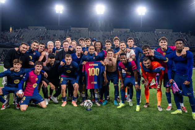 Barça celebracion Raphinha 100 partidos FC Barcelona Barça celebracion Raphinha 100 partidos FC Barcelona