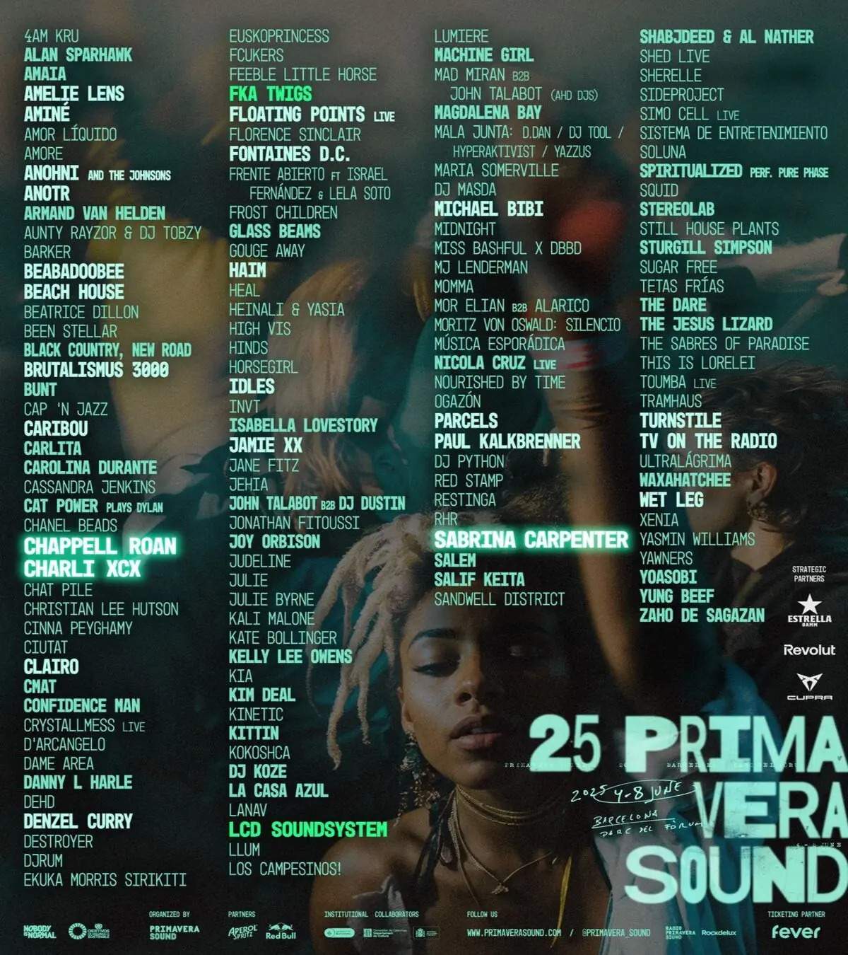 cartel primavera sound 2025 cartel primavera sound 2025
