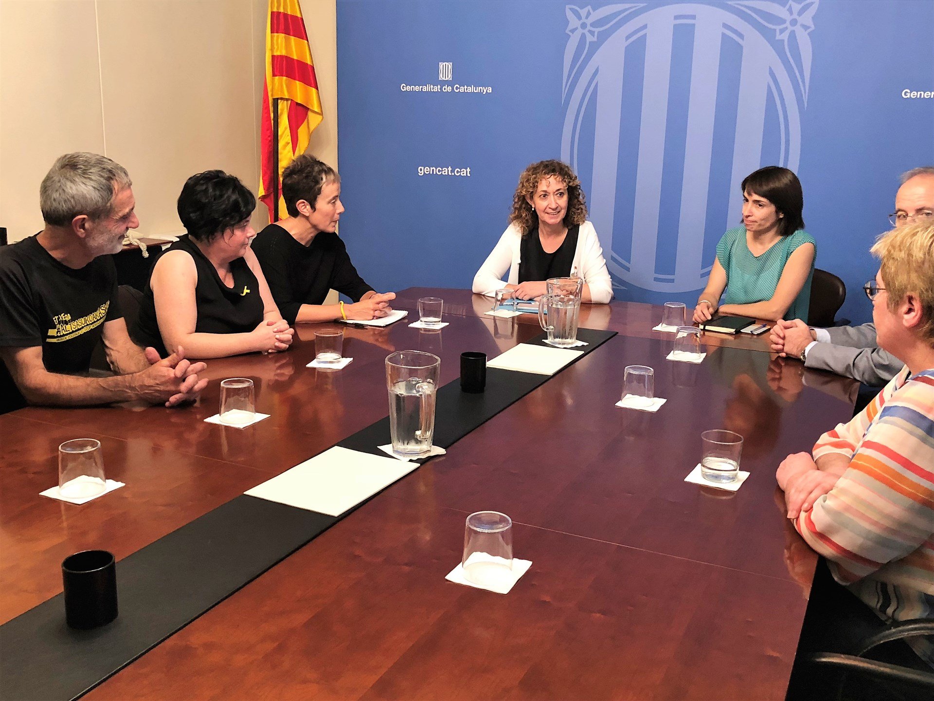 Capella es reuneix amb familiars dels joves d'Altsasu