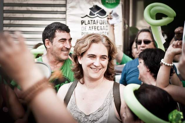 ada colau activista PAH foto Andrea Ciambra ada colau activista PAH foto Andrea Ciambra