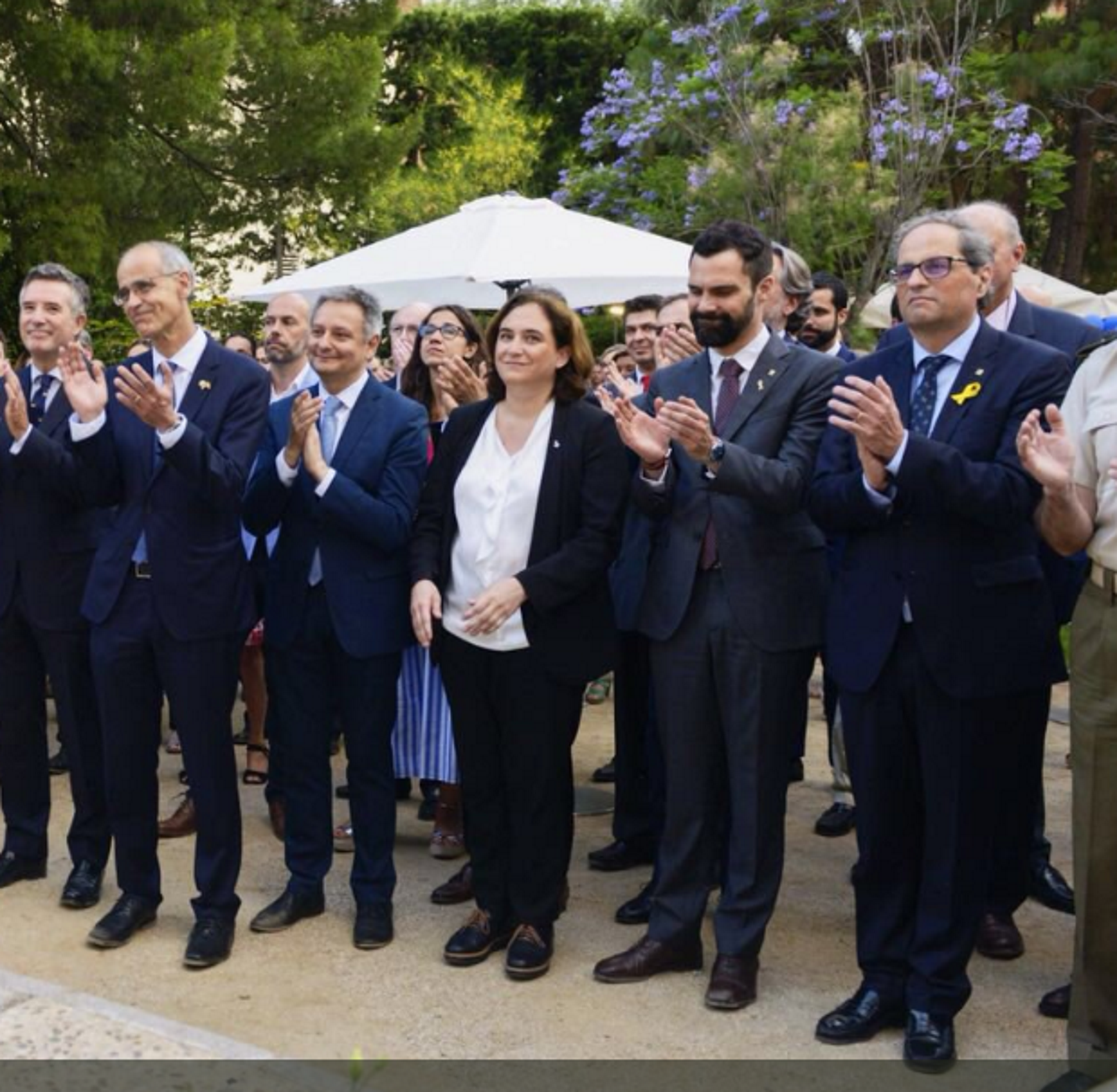 El consulado de EE.UU. congrega a Torra, Torrent, Colau y el cap de Govern de Andorra