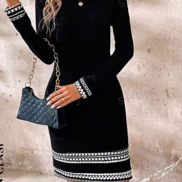 Vestit de màniga llarga SHEIN Clasi 1 Vestit de màniga llarga SHEIN Clasi 1
